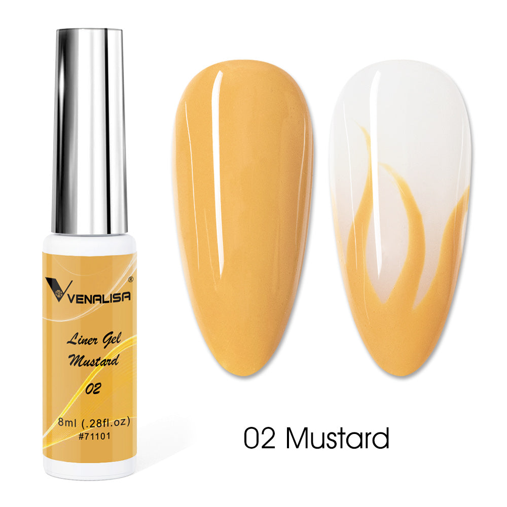 Venalisa Liner gél 8 ml Nr.02 (Mustard)