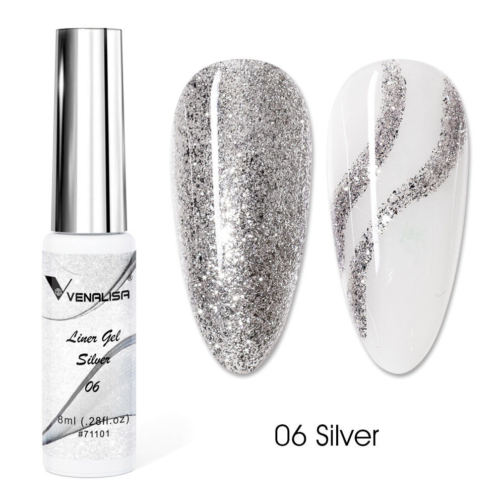 Venalisa Liner gél 8ml Nr.06. (Silver)