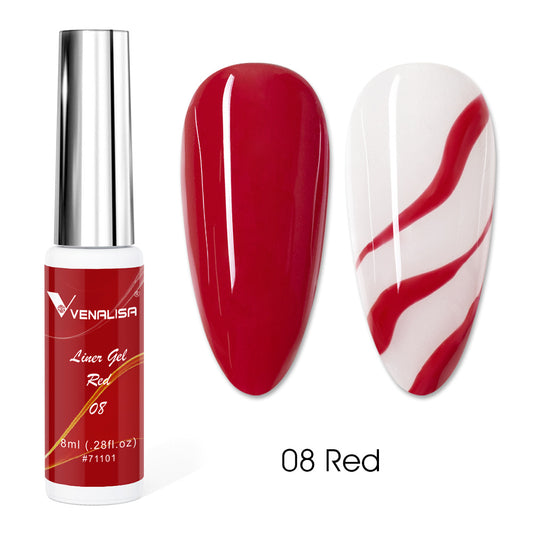 Venalisa Liner gél 8ml Nr.08. (Red)