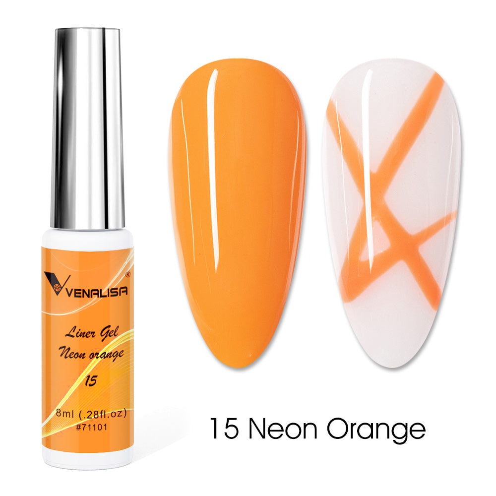 Venalisa Liner gél 8ml Nr.15. (Neon orange)