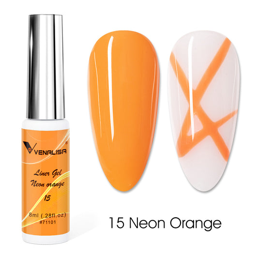 Venalisa Liner gél 8ml Nr.15. (Neon orange)