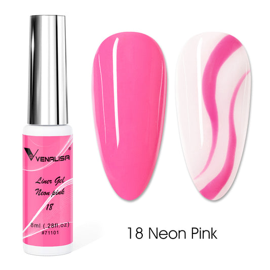 Venalisa Liner gél 8ml Nr.18. (Neon pink)