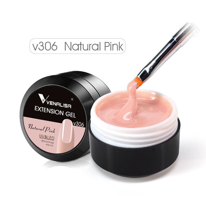 Venalisa Builder gel 15 ml V306/Natural pink (hosszabbító zselé)