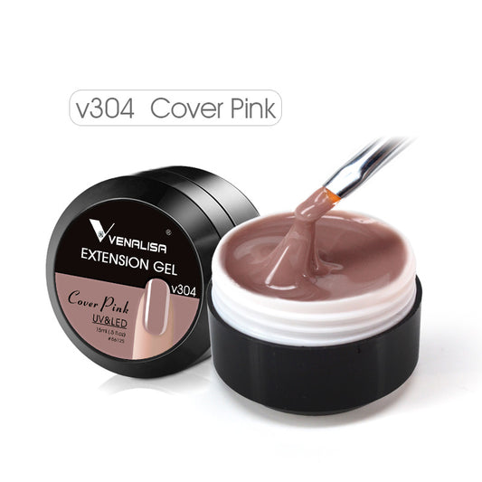 Venalisa Builder gel 15 ml V304/Cover pink (hosszabbító zselé)