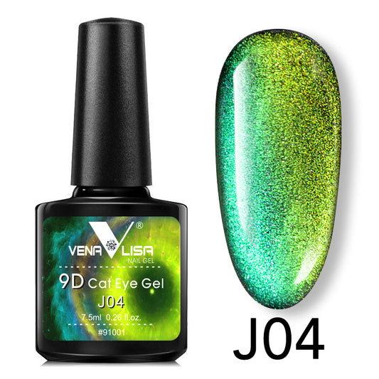 Venalisa Cat eye 9D gél lakk 7,5 ml (J04) macskaszem effekt.