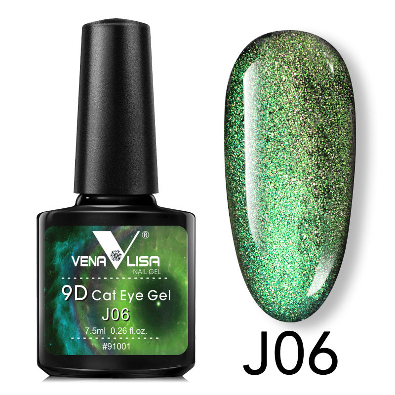 Venalisa Cat eye 9D gél lakk 7,5 ml (J06) macskaszem effekt.