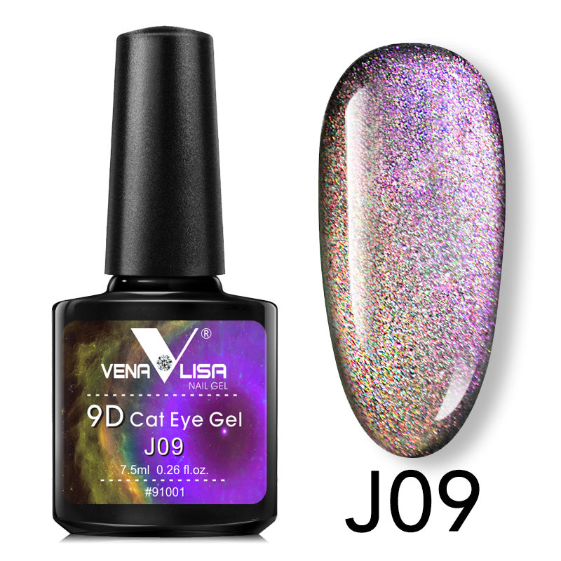 Venalisa Cat eye 9D gél lakk 7,5 ml (J09) macskaszem effekt.