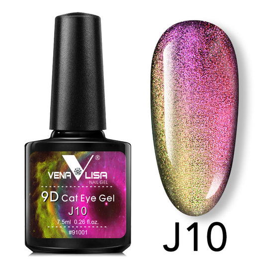 Venalisa Cat eye 9D gél lakk 7,5 ml (J10) macskaszem effekt.